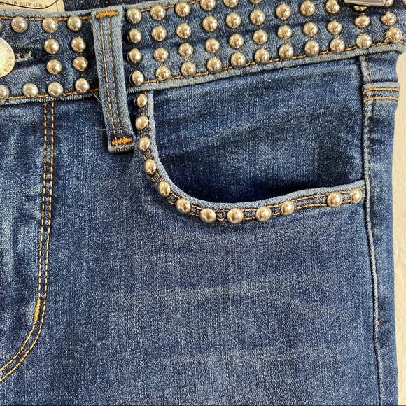 L’AGENCE Margot Studded High Rise Skinny Jeans - Picture 9 of 9